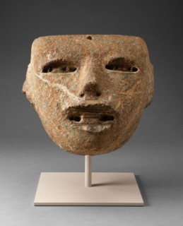 Ritual Mask, A.D. 300/750, Teotihuacan, Teotihuacan, Mexico, Mexico, Stone, 20.3 x 25.4 cm (8 x 10