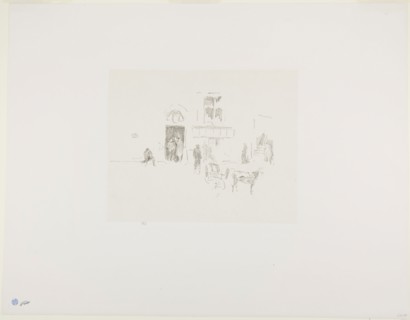 Gaiety Stage Door, 1879, published 1887, James McNeill Whistler, American, 1834-1903, United