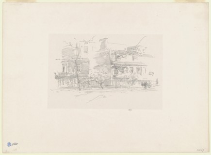 Lindsey Row, Chelsea, 1888, James McNeill Whistler, American, 1834-1903, United States, Transfer