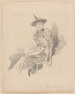 The Winged Hat, 1890, James McNeill Whistler, American, 1834-1903, United States, Transfer