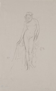 Nude Model, Standing, probably 1891, James McNeill Whistler, American, 1834-1903, United States,