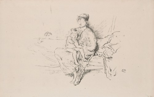 Mother and Child, No. 2, 1891, printed 1895, James McNeill Whistler, American, 1834-1903, United