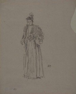 Portrait Study: Miss Charlotte R. Williams, 1892, James McNeill Whistler, American, 1834-1903,