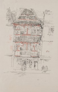 Red House, Paimpol, 1893, James McNeill Whistler, Printed by Henry Belfond, American, 1834-1903,