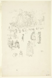 Nursemaids: Les Bonnes du Luxembourg, 1894, James McNeill Whistler, American, 1834-1903, United