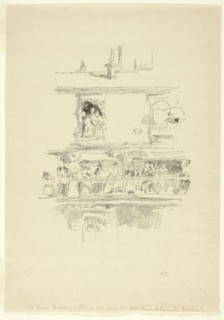 The Long Balcony, 1894, James McNeill Whistler, American, 1834-1903, United States, Transfer