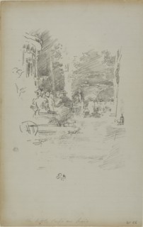 The Little Café au Bois, 1894, James McNeill Whistler, American, 1834-1903, United States, Transfer