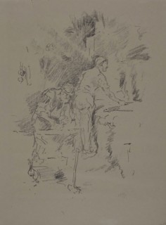 Father and Son, 1895, James McNeill Whistler, American, 1834-1903, United States, Transfer