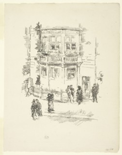 The Manager’s Window, Gaiety Theatre, 1896, James McNeill Whistler, American, 1834-1903, United