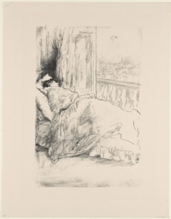 By the Balcony, 1896, James McNeill Whistler, American, 1834-1903, United States, Transfer
