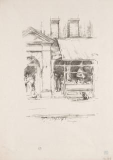 The Butcher’s Dog, 1896, James McNeill Whistler, American, 1834-1903, United States, Transfer