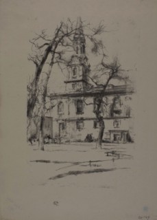 St. Giles-in-the-Fields, 1896, James McNeill Whistler, American, 1834-1903, United States, Transfer