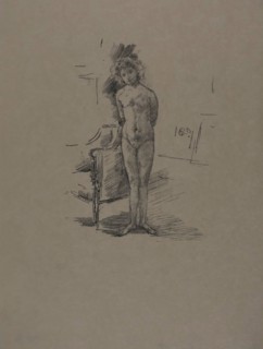 Little London Model, 1896, James McNeill Whistler, American, 1834-1903, United States, Transfer