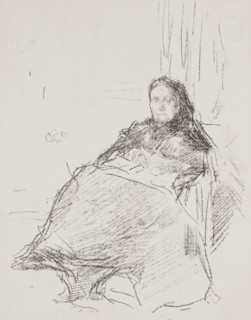 Portrait Study: Mrs. Philip, No. 2, 1897, James McNeill Whistler, American, 1834-1903, United