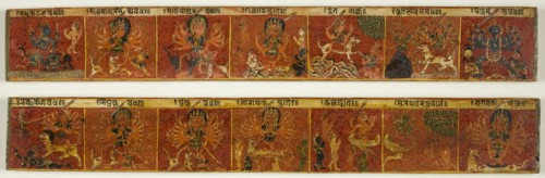 Pair of Manuscript Covers Depicting Scenes from the Devimahatmya, late 17th century, Nepal, Nepal,