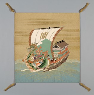 Fukusa (Gift Cover), late Edo period (1789–1868)/ Meiji period (1868–1912), 19th century, Japan,