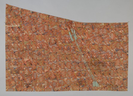 Kesa, First half of the 19th century, Late Edo period (1789–1868), Japan, Silk and gilt-paper