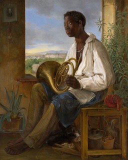 Portrait of a Gardener and Horn Player in the Household of the Emperor Francis I, 1836, Albert