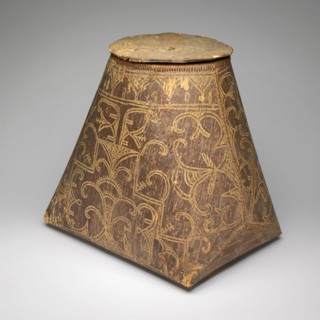 Birchbark Pail, c. 1760, Probably Penobscot, Maine, United States, Maine, Birchbark, 35.6 x 34.3 x