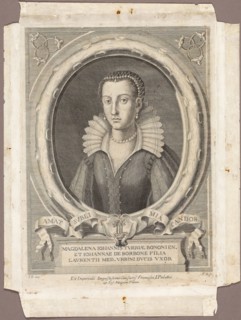 Madeleine de la Tour d’Auvergne, published 1761, F.A. (German?, active 18th century), after I.Z.
