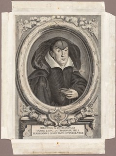 Christina of Lorraine, 1666, published 1761, Adriaen Haelwegh (Dutch, born 1637), published by