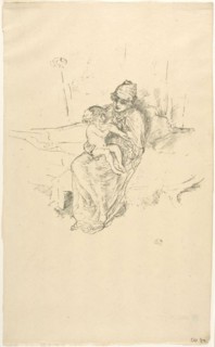 Mother and Child No. 1, 1891, printed 1895, James McNeill Whistler, American, 1834-1903, United