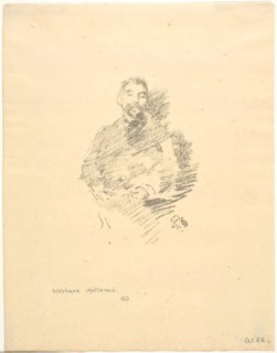 Stéphane Mallarmé, 1892, James McNeill Whistler, American, 1834-1903, United States, Lithograph on