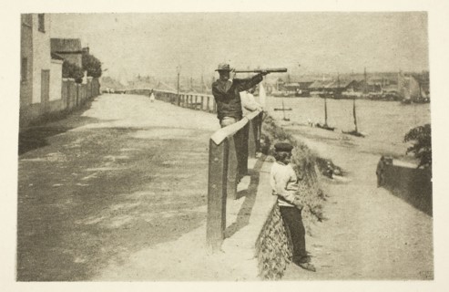 On the Look-Out, 1887, Peter Henry Emerson, English, born Cuba, 1856–1936, England, Photoetching,
