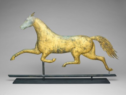 Running Horse Weather Vane, c. 1860, Alvin L. Jewell (d. 1867), A. L. Jewell & Company (1852–67),