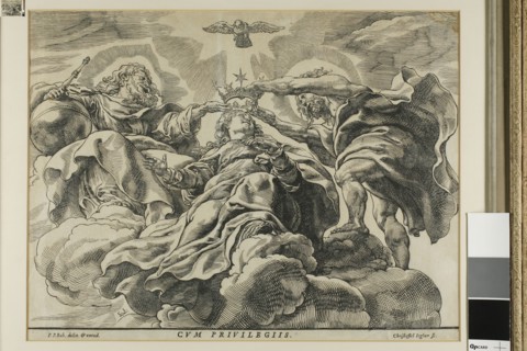 The Coronation of the Virgin, c. 1635, Christoffel Jegher (Flemish, 1596-1652/53), after Peter Paul