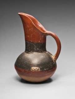 Polychrome Pitcher, 1400/1520, Cholula, Cholula, Mexico, Cholula, Earthenware, H. 28.6 cm (11 1/4