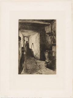 The Kitchen, 1858, James McNeill Whistler, American, 1834-1903, United States, Etching with foul