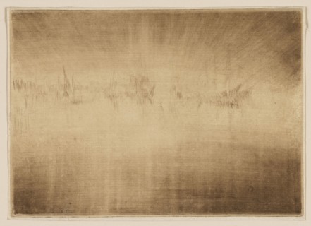Nocturne: Shipping, 1879/80, James McNeill Whistler, American, 1834-1903, United States, Drypoint