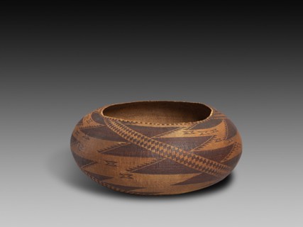 Twined Basketry Bowl, c. 1870/1900, Sally Burris (1840-1912), Pomo, Northern California, United