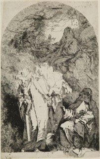 The Madonna with SS. Catherine, Rose from Lima, and Agnes from Montepulciano, 1763/64, Jean Honoré