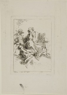 Saint Luke, 1763/64, Jean Honoré Fragonard (French, 1732-1806), after Giovanni Lanfranco (Italian,