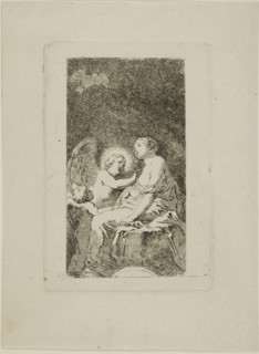 Saint Catherine of Alexandria Cured by an Angel, 1763/64, Jean Honoré Fragonard (French,