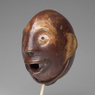 Face Flask, 1820/35, American, 19th century, New England, possibly Connecticut, United States,