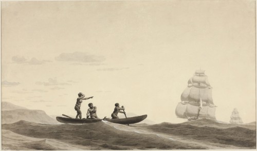 The Bark, 1771/80, Pierre Ozanne, French, 1737-1813, France, Pen and brown ink, brush and brown