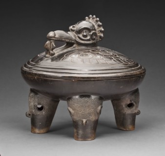 Covered Vessel with the Principal Bird and Peccary Heads, A.D. 200/300, Early Classic Maya, Petén