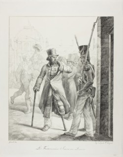 Swiss Sentry at the Louvre, 1819, Jean Louis André Théodore Géricault, French, 1791-1824, France,