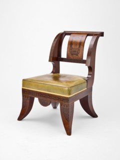 Chair, 1802/10, After a design published by Thomas Hope, English, born Netherlands, 1769–1831,