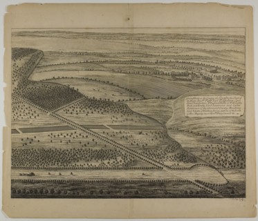 Grimthorp in the County of Lincoln, plate 23 from Britannia Illustrata, published 1707, Jan Kip