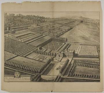 Fair Lawn in the County of Kent, plate 49 from Britannia Illustrata, published 1707, Jan Kip