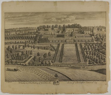 Whixley, plate 78 from Britannia Illustrata, published 1707, Jan Kip (Dutch, c. 1653-1722), after