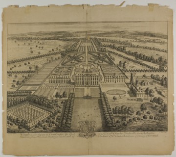 Wimple in the County of Cambridge, plate 32 from Britannia Illustrata, published 1707, Jan Kip