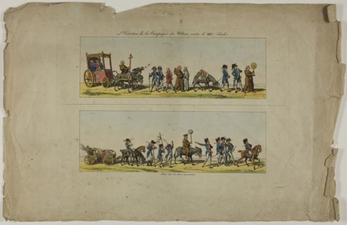 Plates One and Two, from L’Ouverture de la Campagne des Ultras contre la XIXe siecle, n.d., Unknown