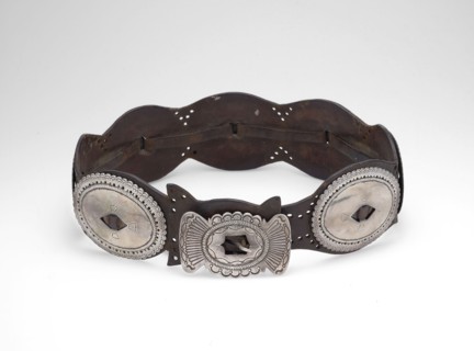 Concho Belt, 1880/95, Navajo (Diné), Northern New Mexico or Arizona, United States, Arizona, Silver
