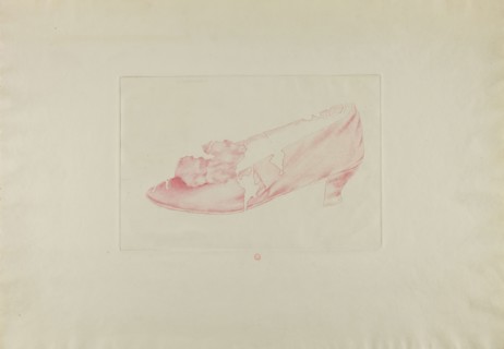 The Assault of the Shoe, 1888, Henri Charles Guérard, French, 1846-1897, France, Etching, with open