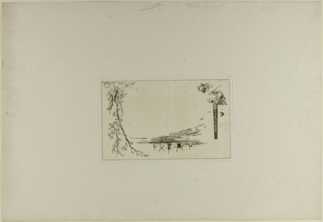 Title Page, from Cahier de six eaux-fortes, vues de Hollande, 1862, Johan Barthold Jongkind, Dutch,